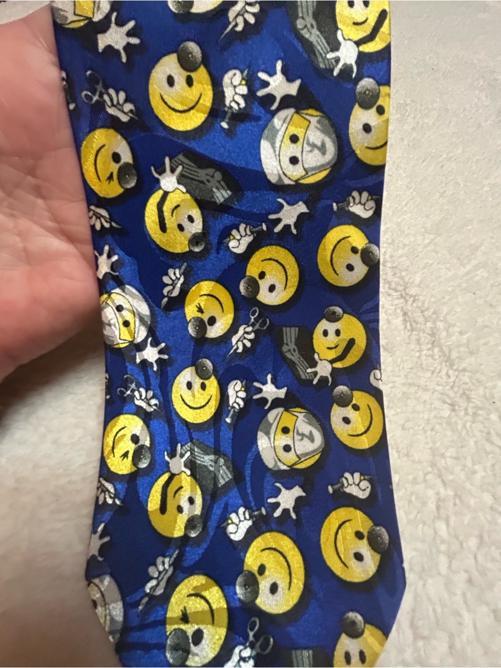 🎁3 for $30 - Happy Face Emoji Tie
